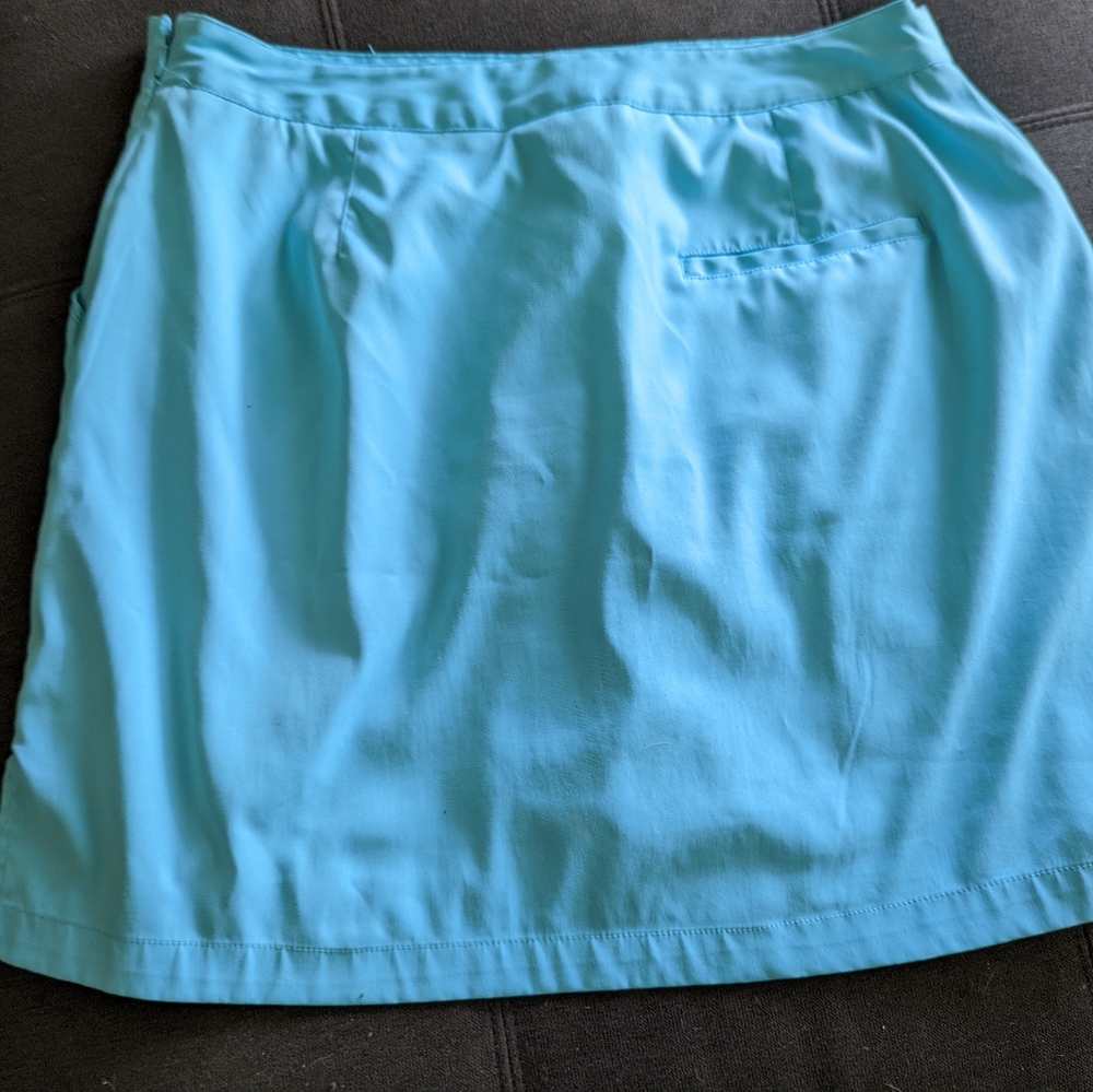 Coral Bay Size 14 Turquoise Skort Golf Exercise Everyday - Picture 2 of 4